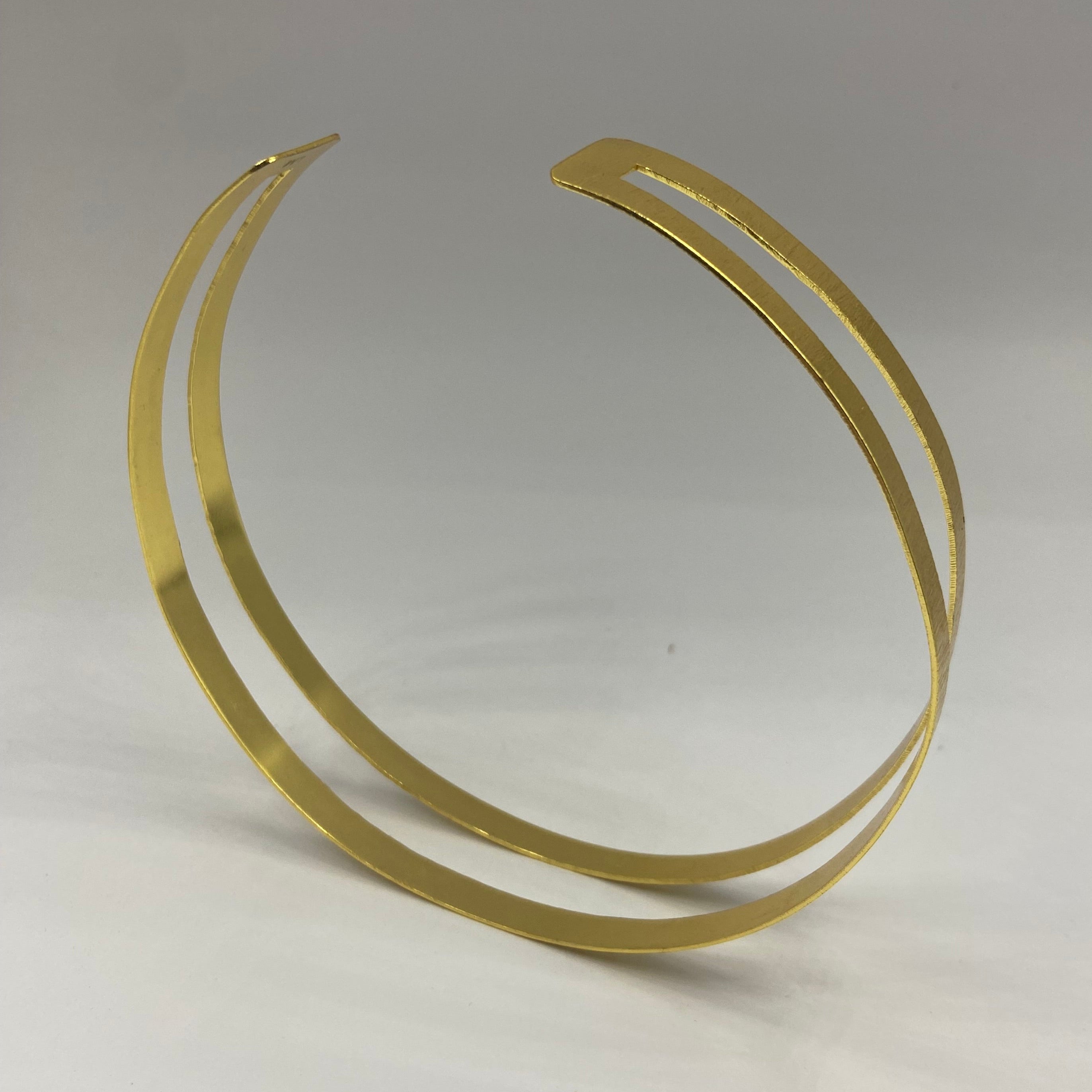 Gold plated choker SAETERA B