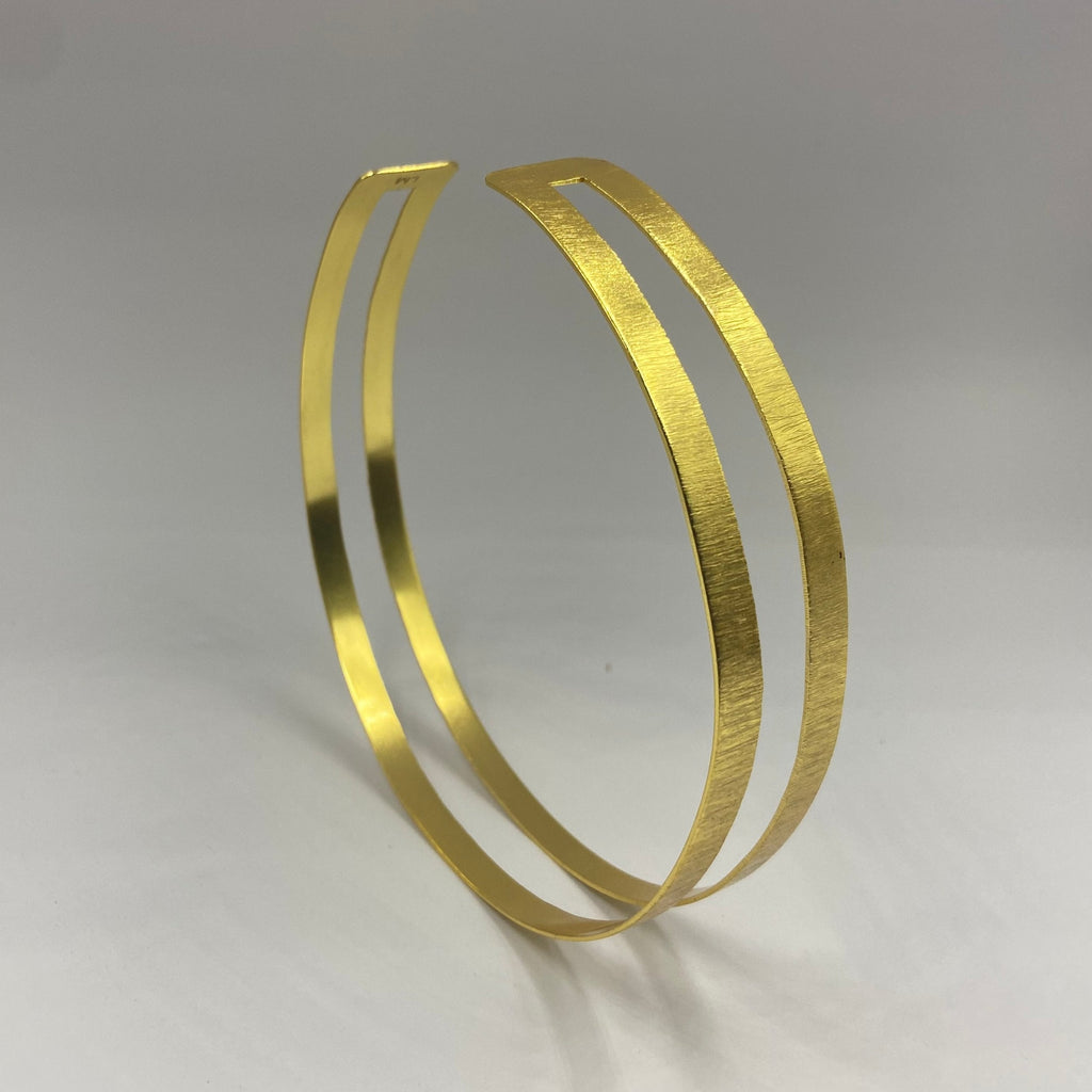 Gold plated choker SAETERA B