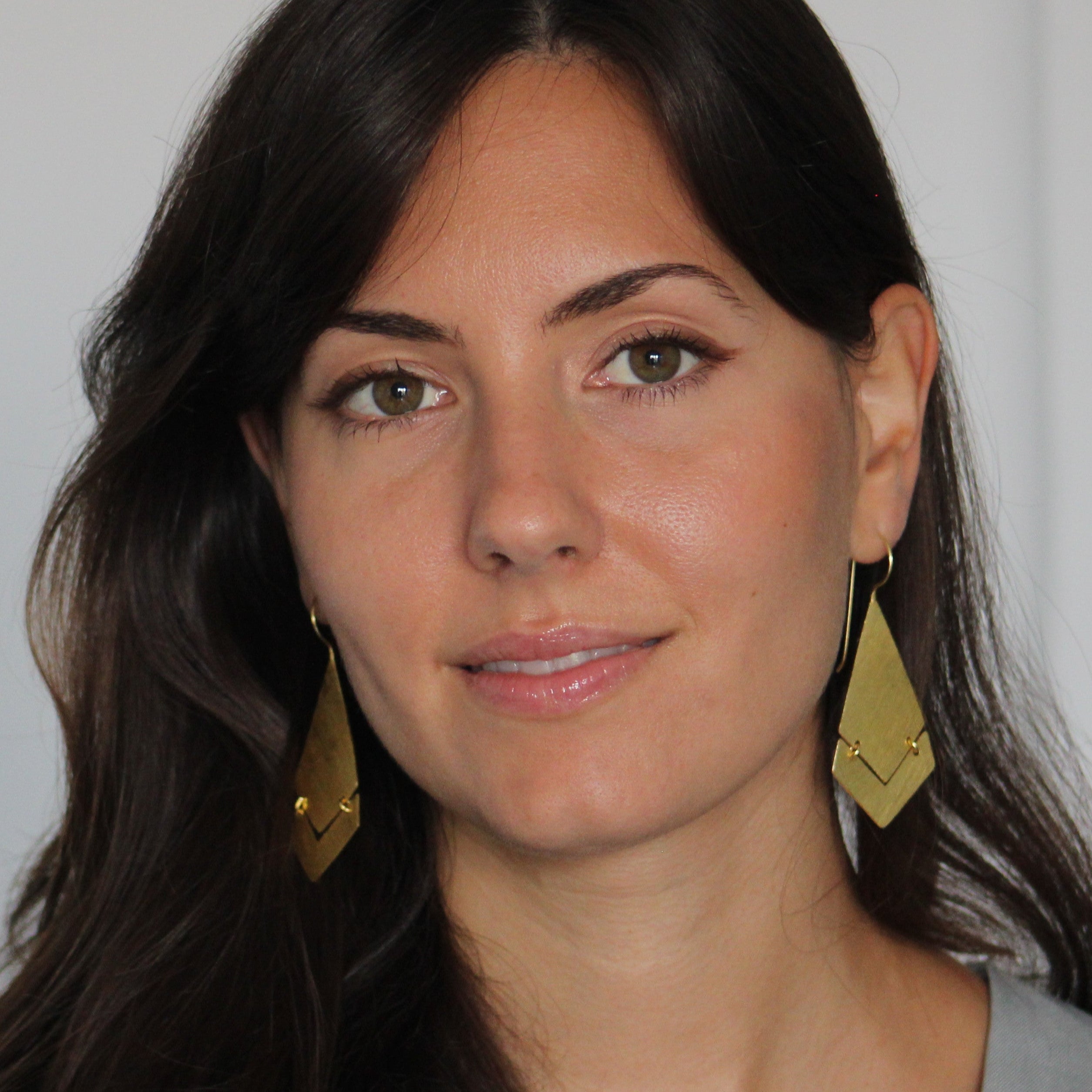 Pendientes LASCA bañados en oro - Diseñó con carácter