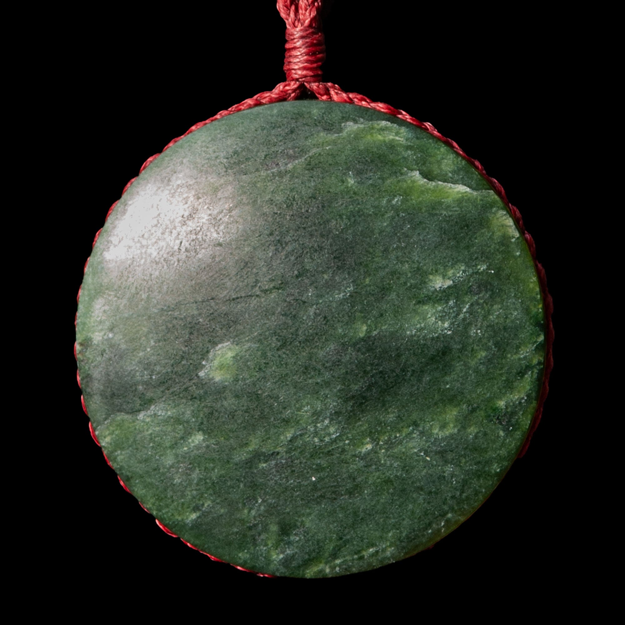 Jade Disc by Madelyne Gourdin